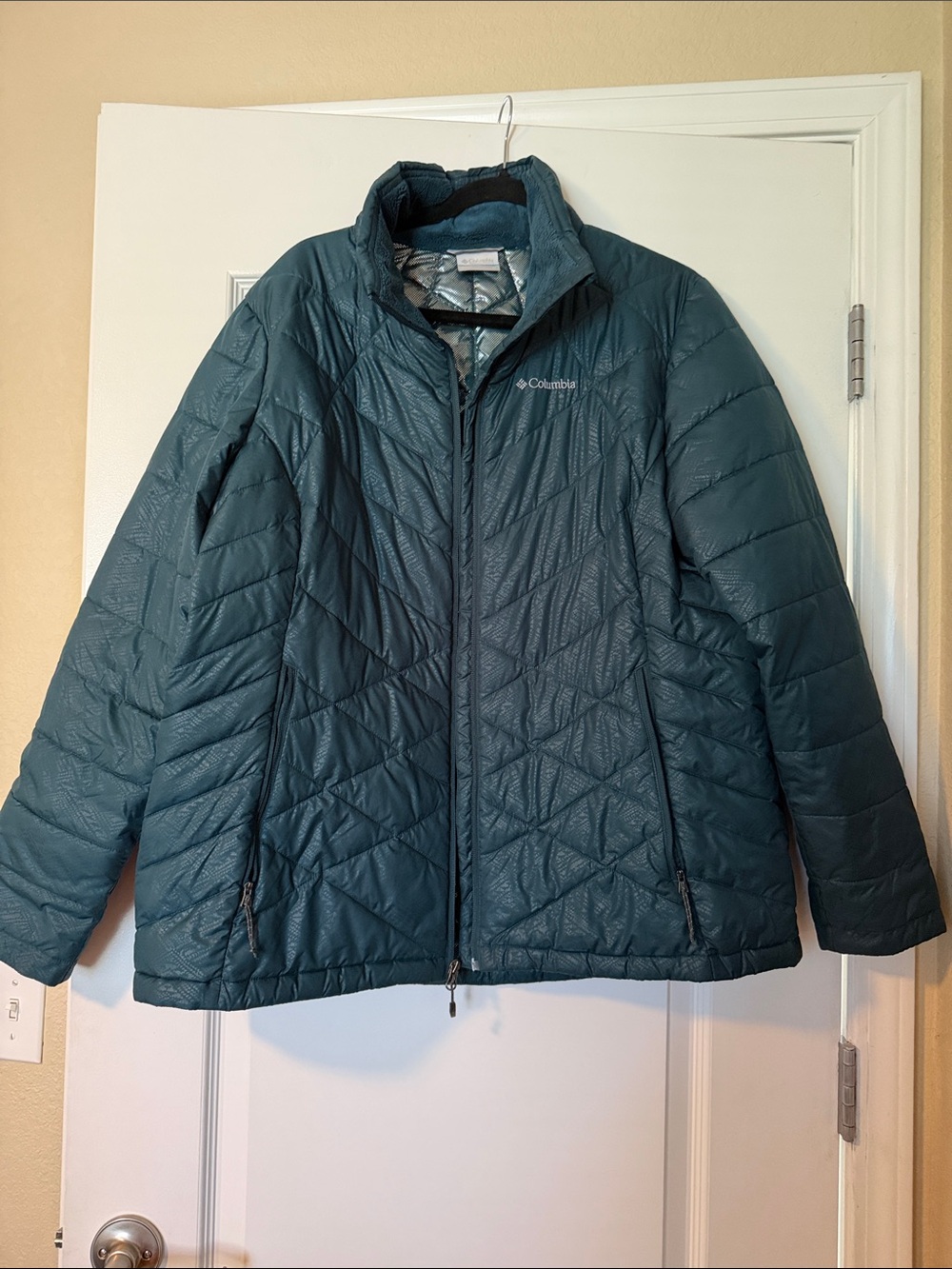 Columbia Dark Teal Lightweight Quilted Jacket